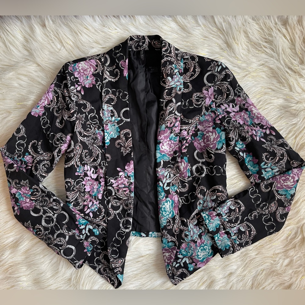 Bisou Bisou Printed Blazer